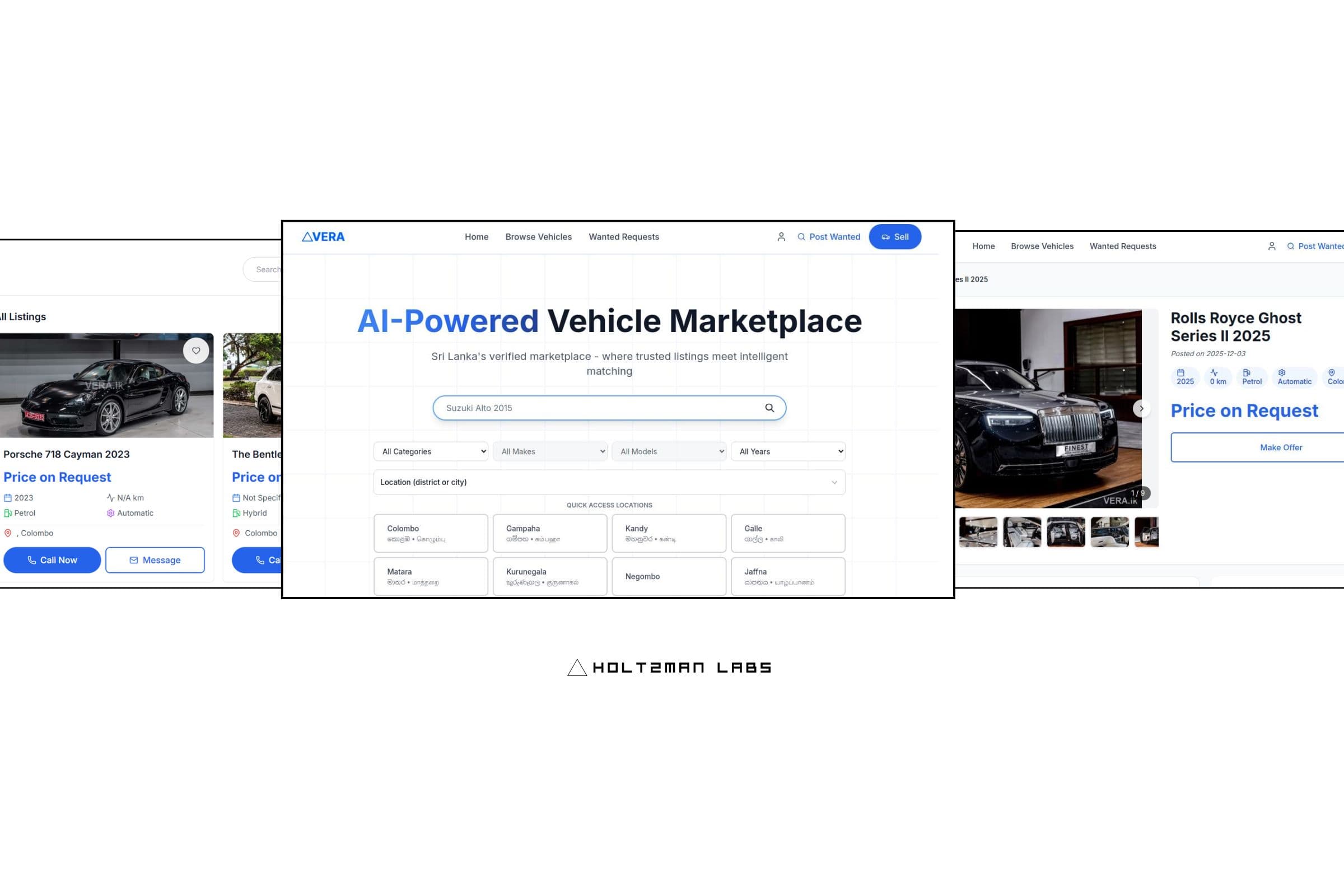 Vera.lk - Vehicle Marketplace Platform